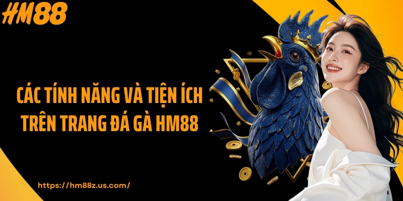 Các tính năng và tiện ích trên trang đá gà HM88