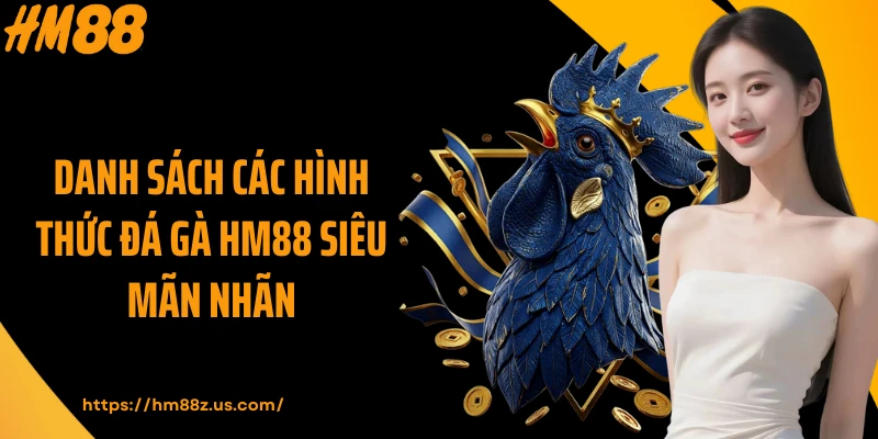 Danh sách các hình thức đá gà HM88 siêu mãn nhãn